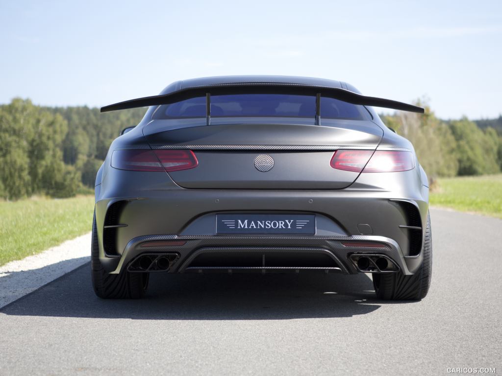 2015 MANSORY Mercedes S63 AMG Coupe Black Edition - Rear