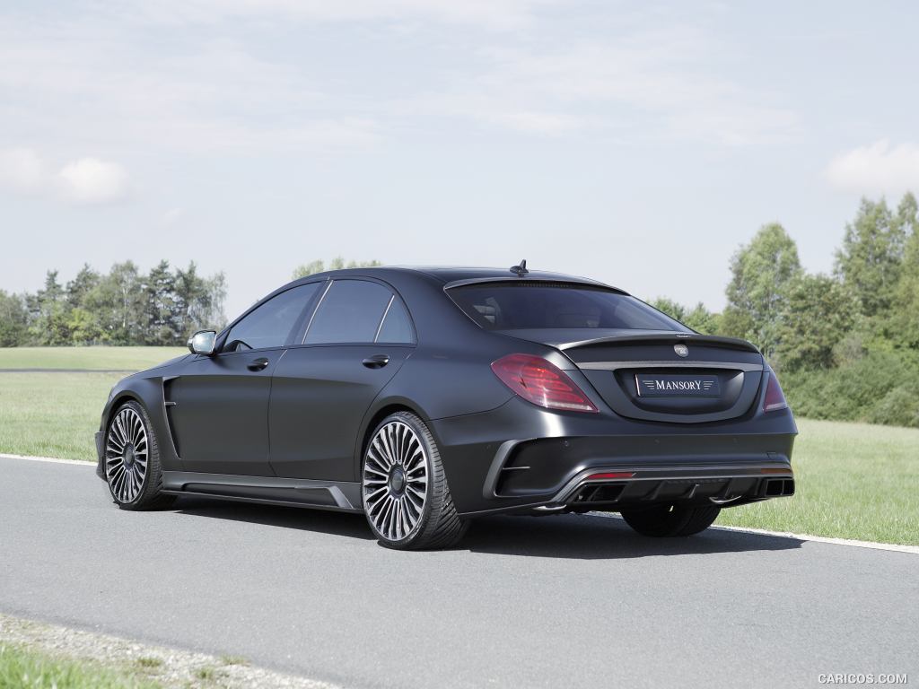 2015 MANSORY Mercedes S63 AMG Sedan Black Edition - Rear