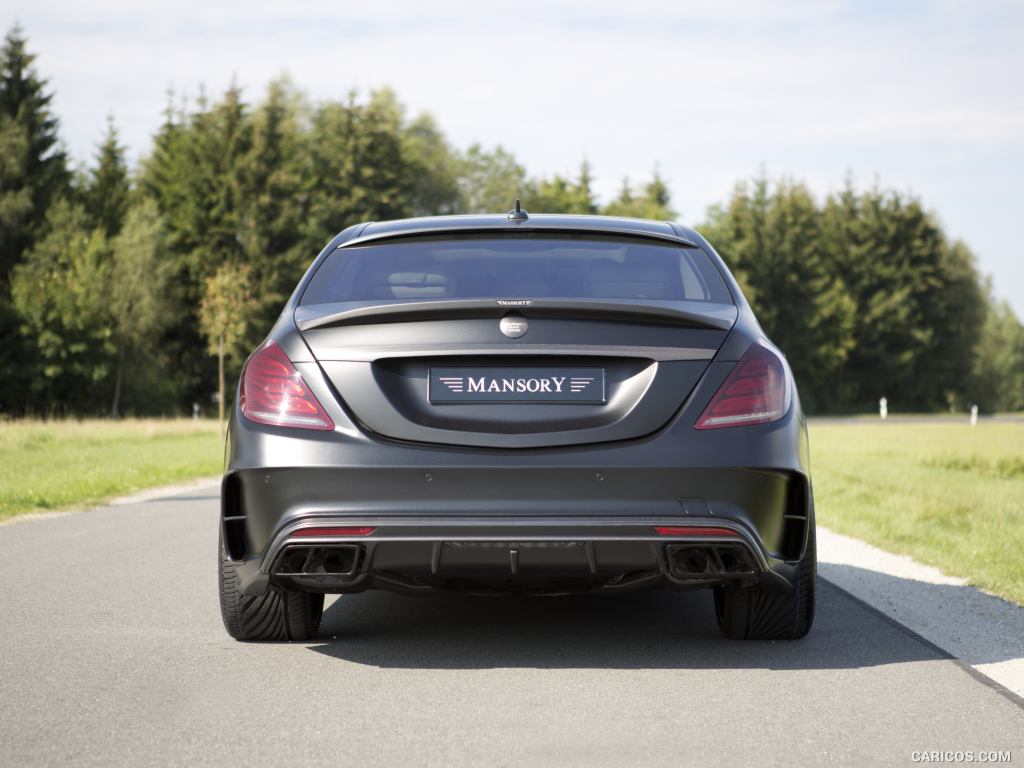 2015 MANSORY Mercedes S63 AMG Sedan Black Edition - Rear