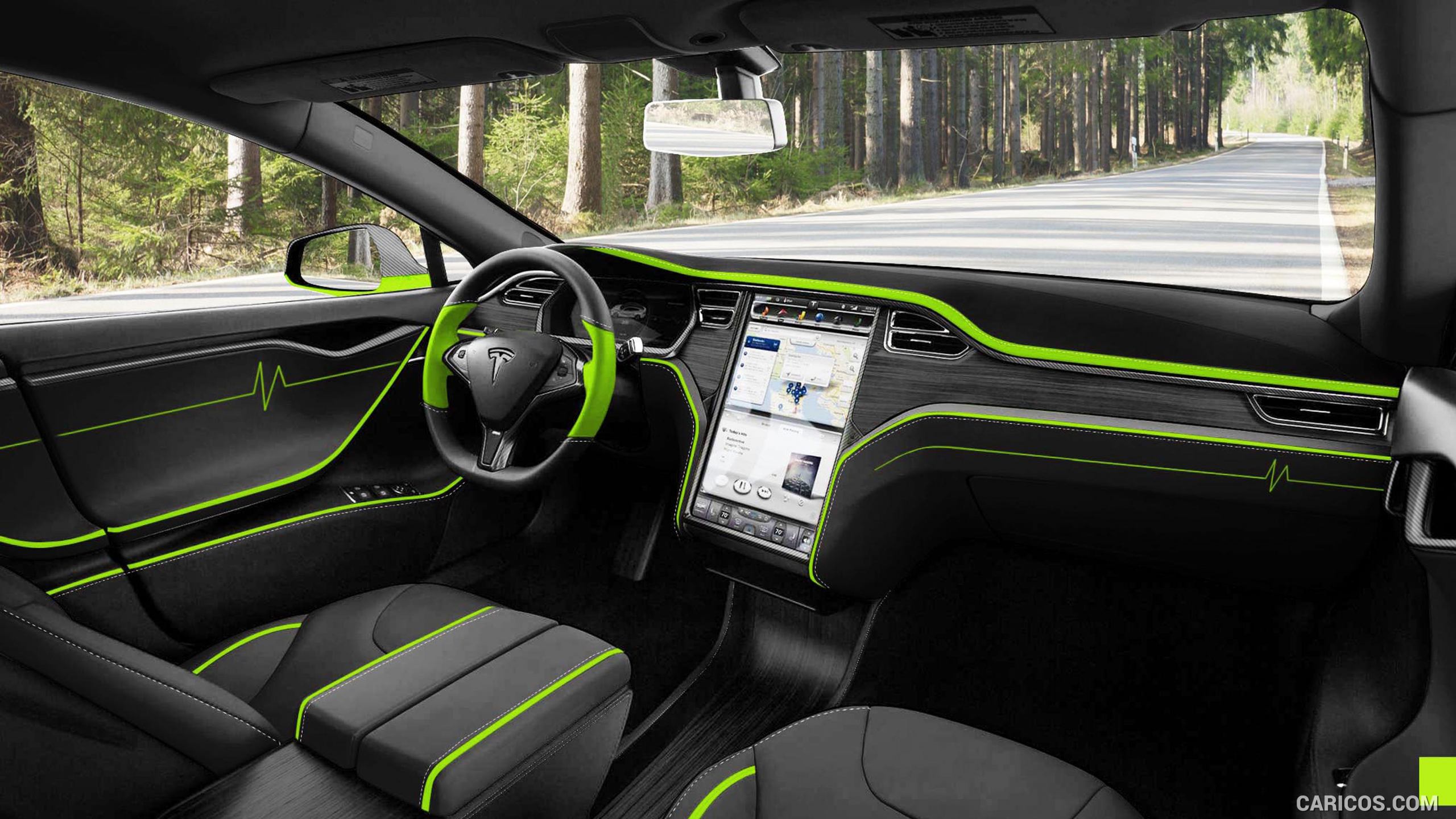 2015 MANSORY Tesla Model S - Interior, #3 of 10
