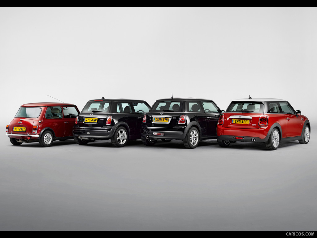 2015 MINI Cooper - Four Generations - Rear