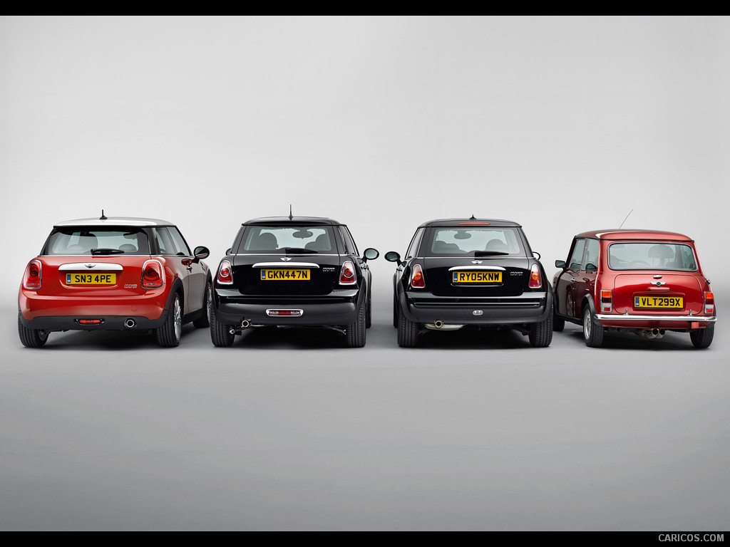 2015 MINI Cooper - Four Generations - Rear