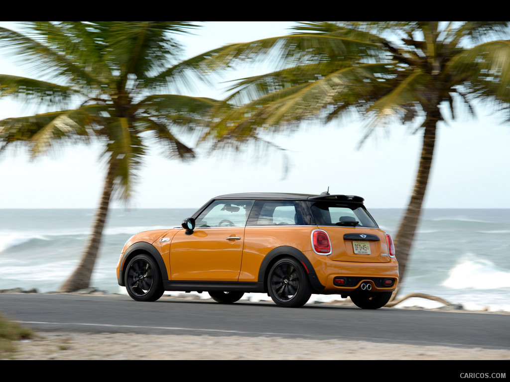 2015 MINI Cooper S (Yellow) - Rear