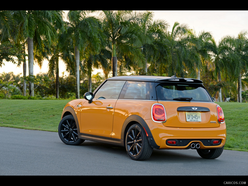 2015 MINI Cooper S (Yellow) - Rear