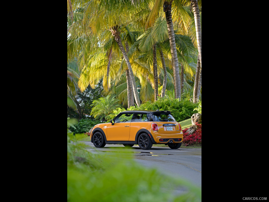 2015 MINI Cooper S (Yellow) - Rear