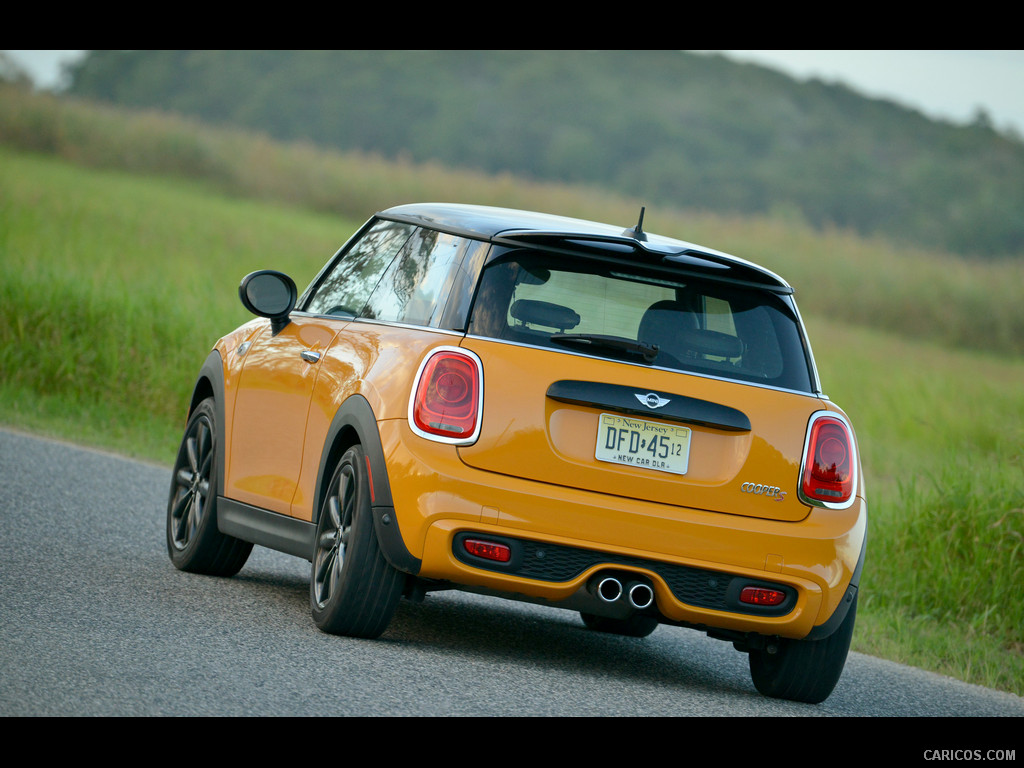 2015 MINI Cooper S (Yellow) - Rear