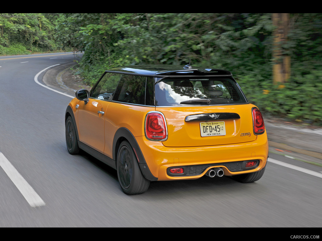 2015 MINI Cooper S (Yellow) - Rear