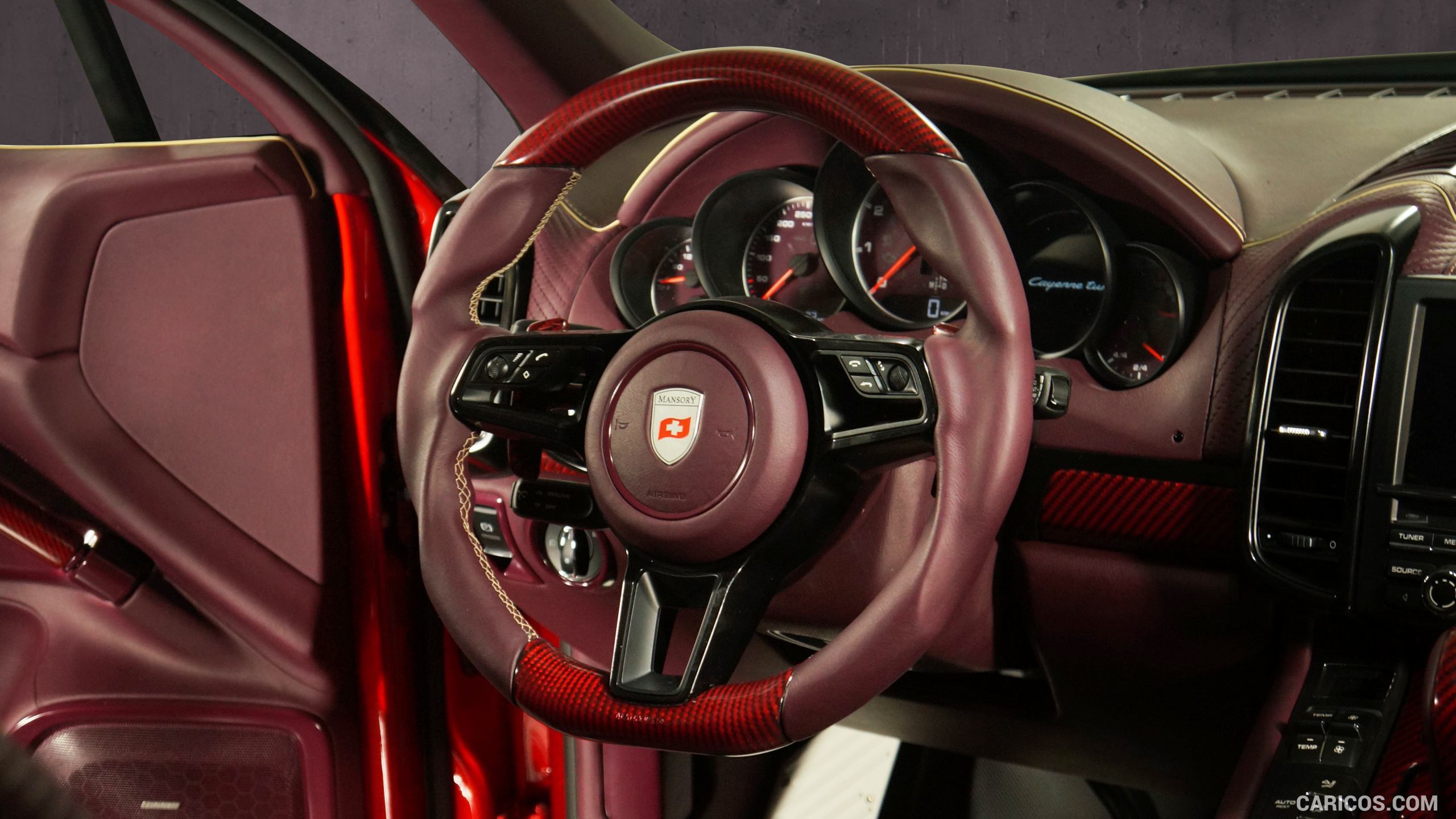 2015 Mansory Porsche Cayenne Turbo - Interior Steering Wheel, #5 of 15