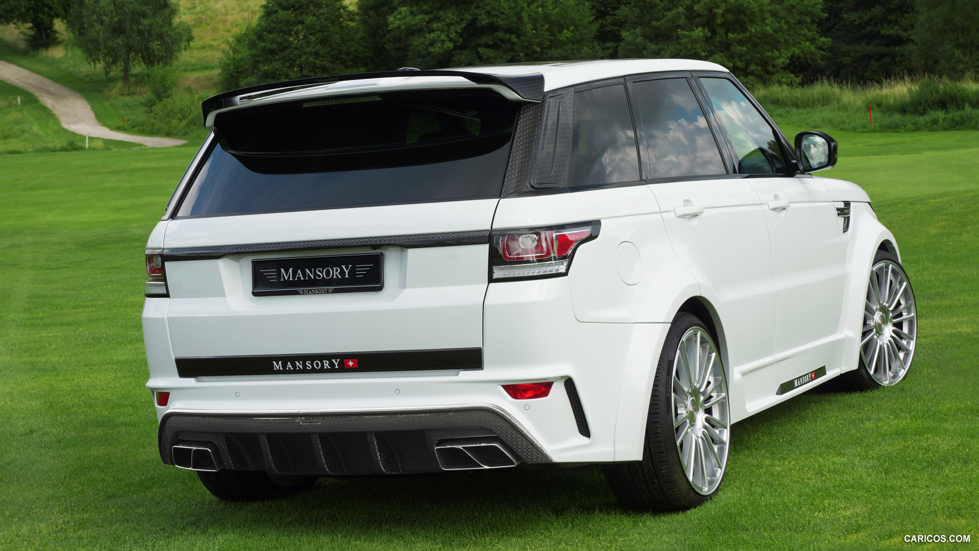 2015 Mansory Range Rover Sport (White) - Rear, #2 of 19