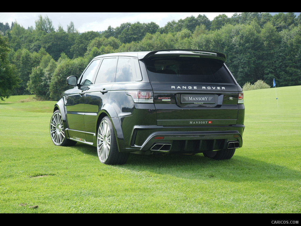 2015 Mansory Range Rover Sport (Black) - Rear