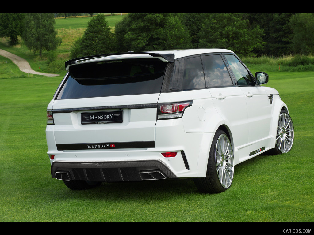 2015 Mansory Range Rover Sport (White) - Rear