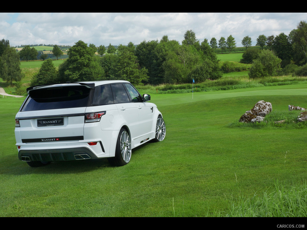 2015 Mansory Range Rover Sport (White) - Rear