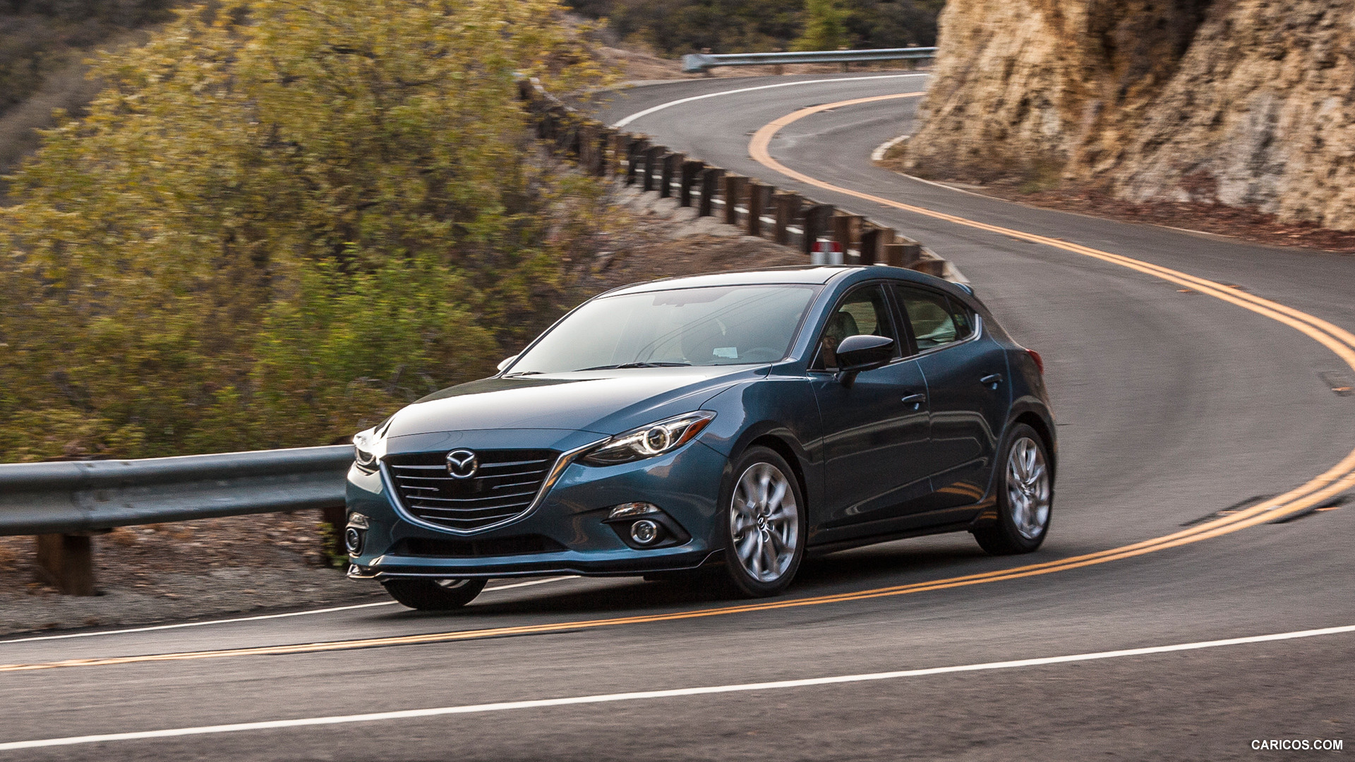 2015 Mazda 3 5D s Touring 6MT (Blue Reflex)  - Front, #1 of 27