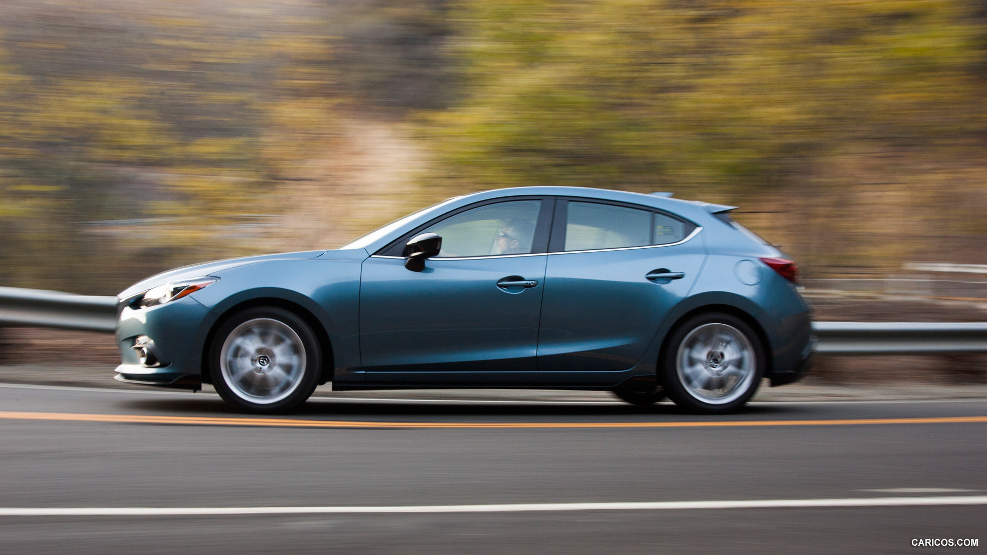 2015 Mazda 3 5D s Touring 6MT (Blue Reflex)  - Side, #9 of 27