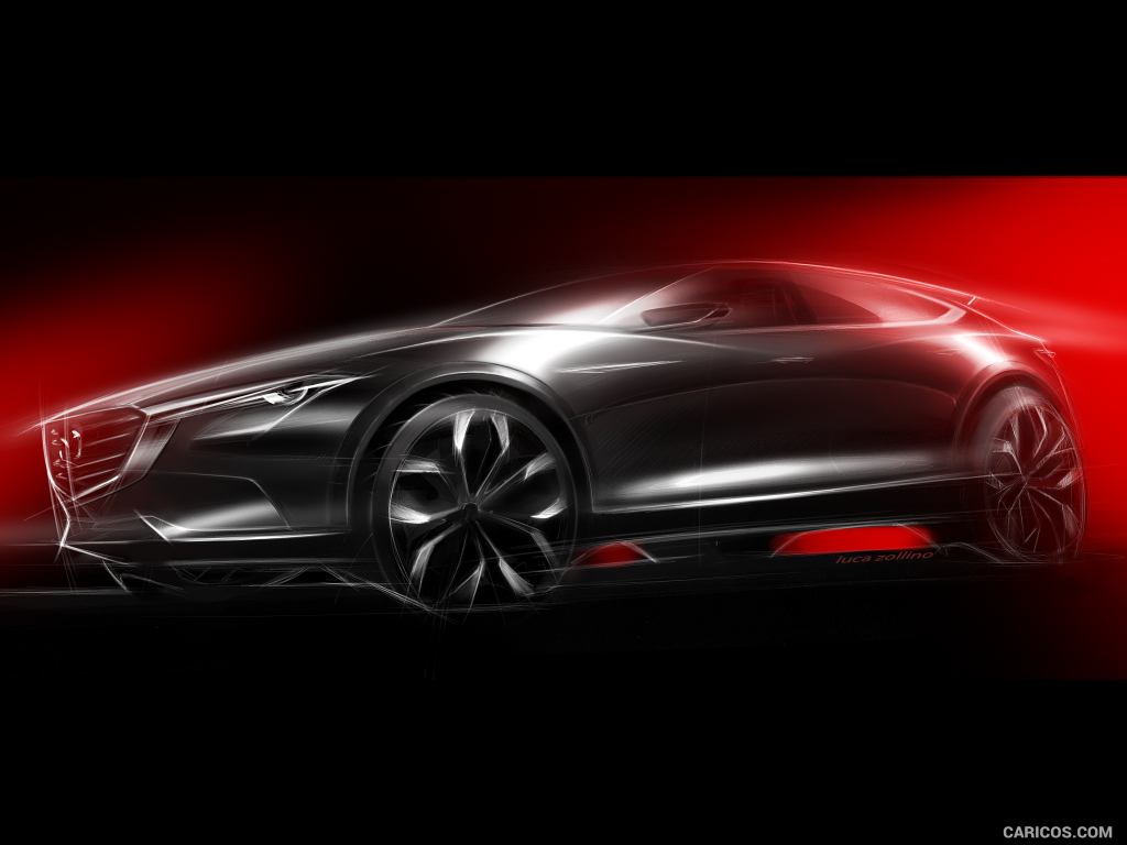 2015 Mazda Koeru Crossover Concept - Design Sketch