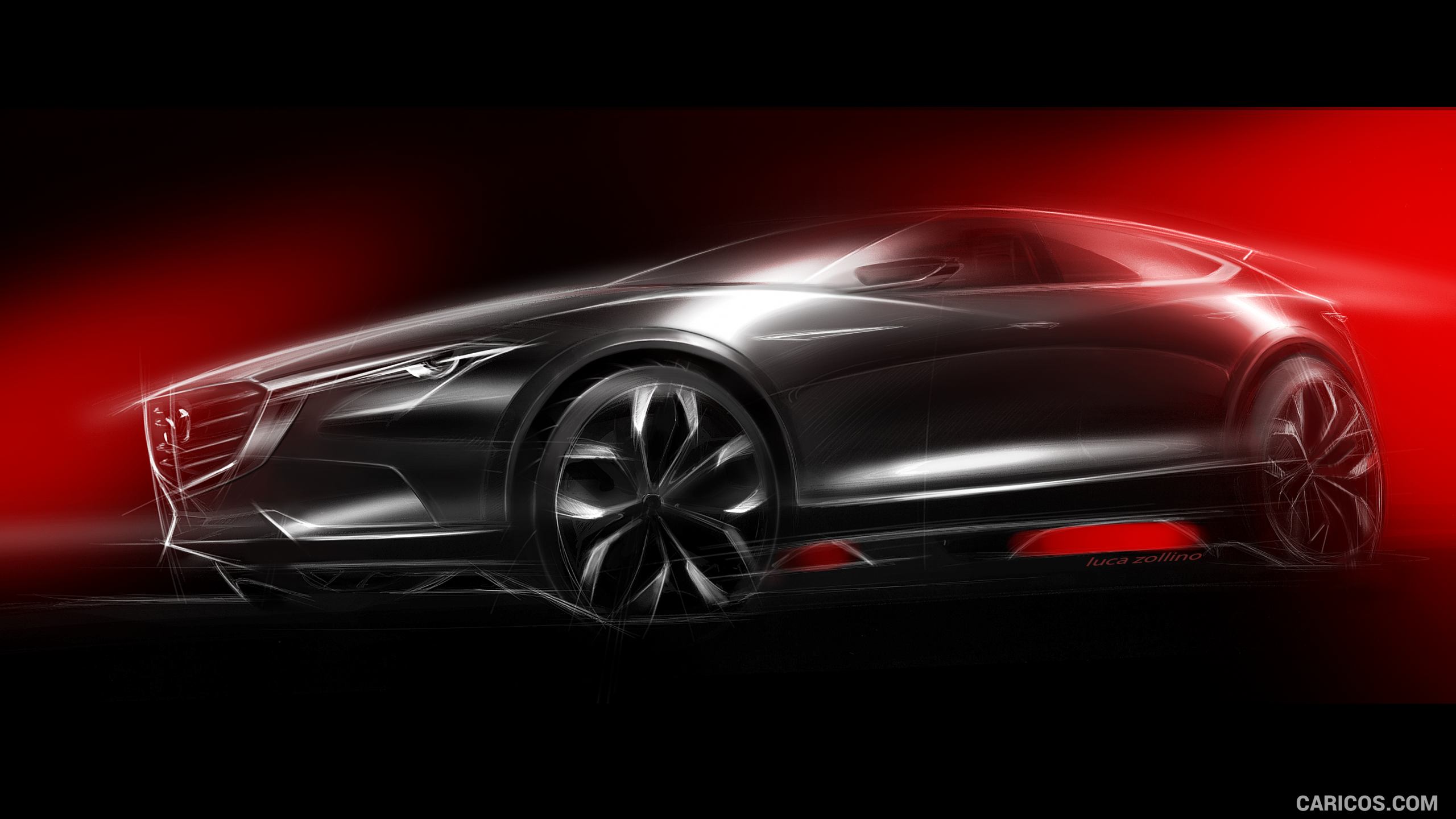 2015 Mazda Koeru Crossover Concept - Design Sketch, #17 of 17