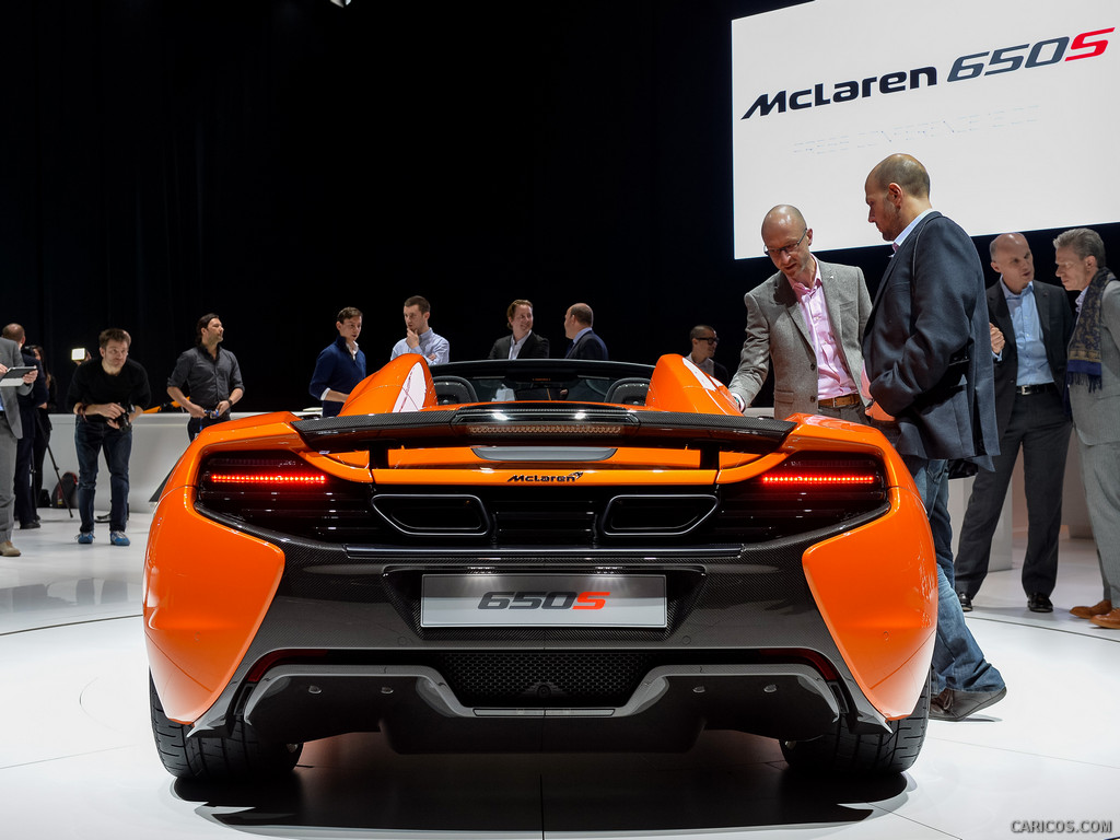 2015 McLaren 650S Spider - Presentation - Rear