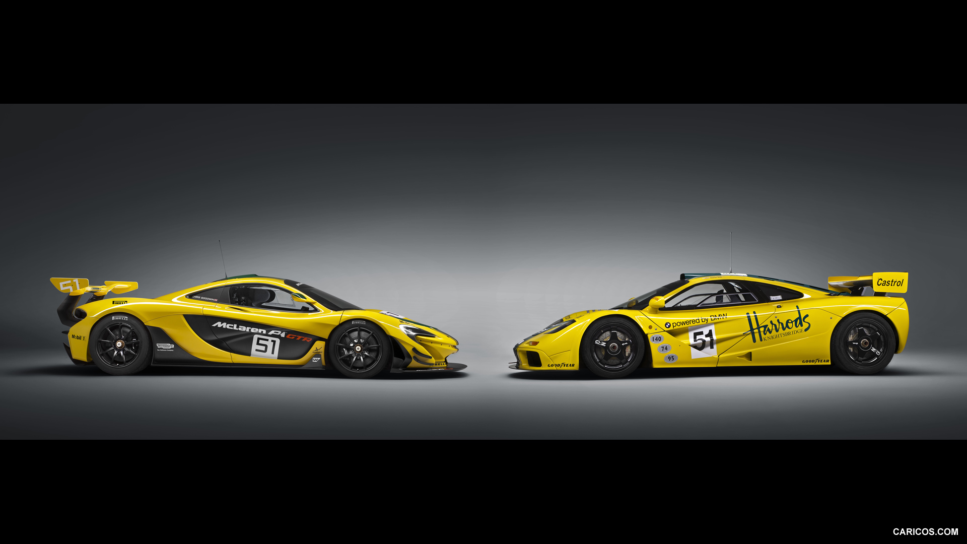 2015 McLaren P1 GTR and McLaren F1 GTR - Side, #9 of 14