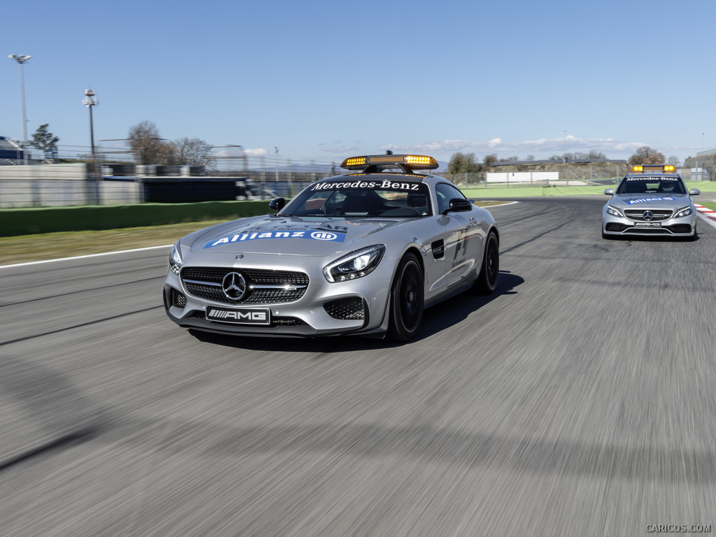 2015 Mercedes-AMG GT S F1 Safety Car and C63 S Estate Medical Car - Front