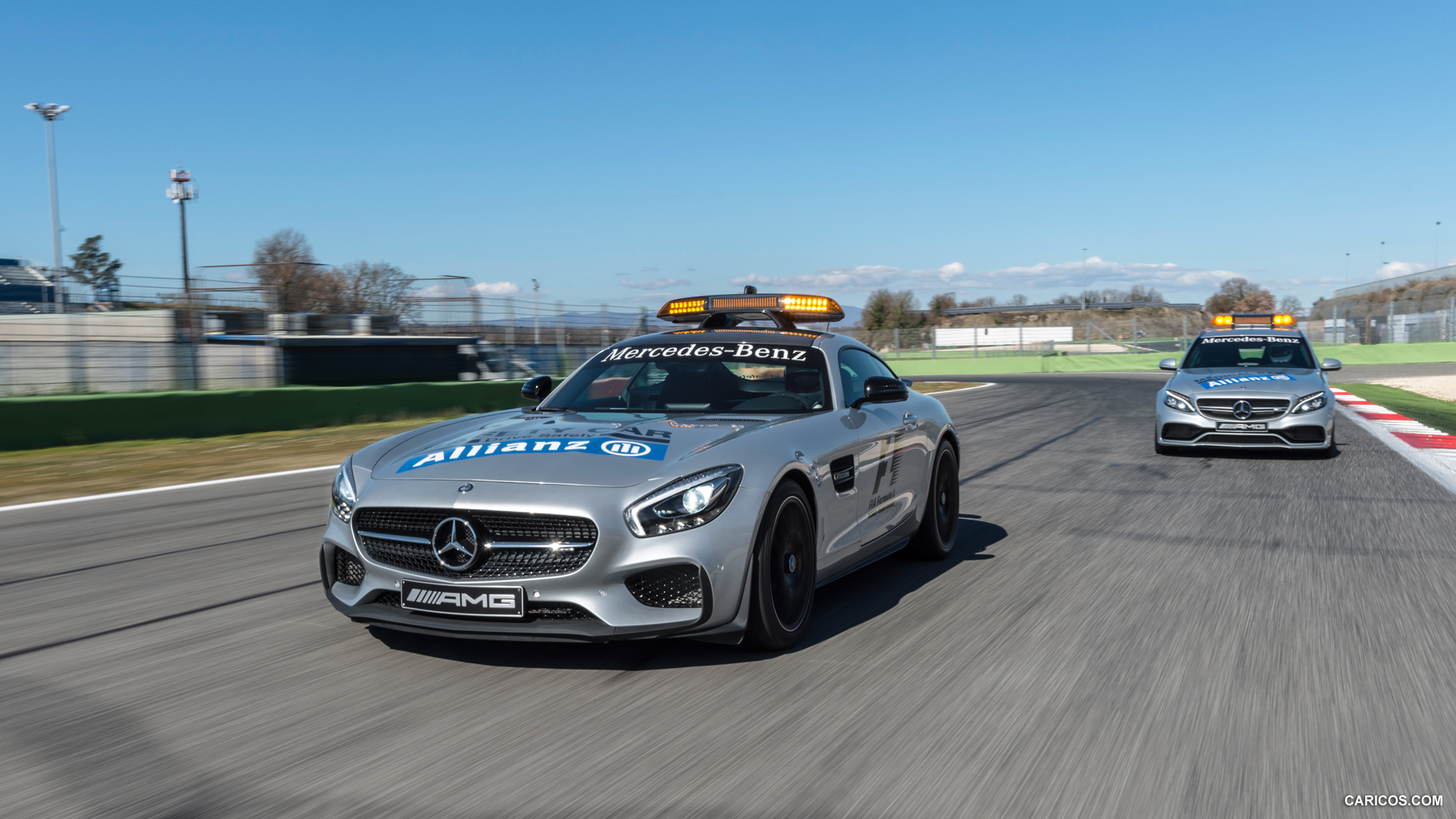 2015 Mercedes-AMG GT S F1 Safety Car and C63 S Estate Medical Car - Front, #5 of 9