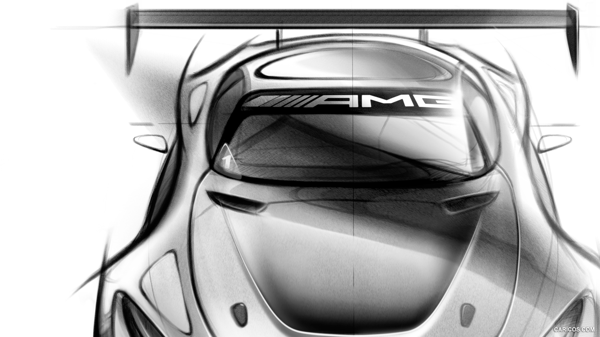 2015 Mercedes-AMG GT3  - Design Sketch, #9 of 10