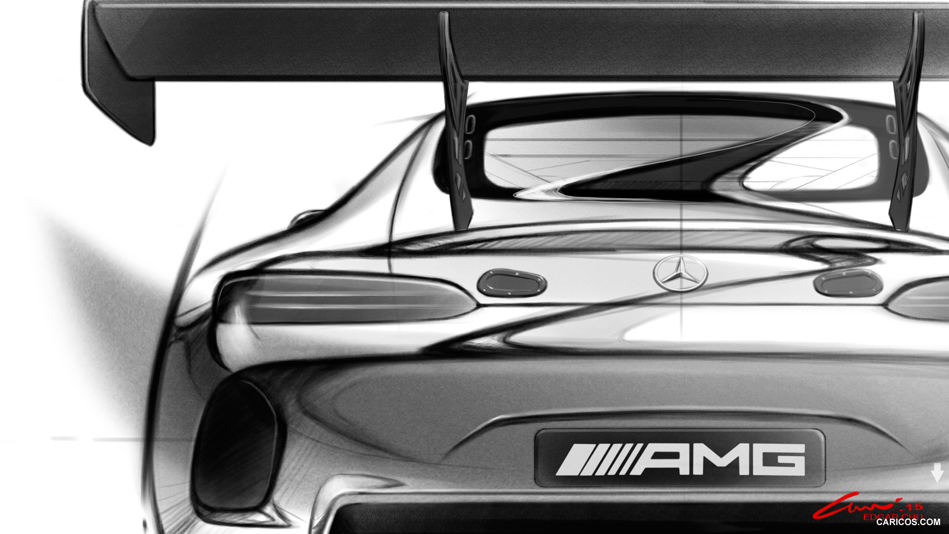 2015 Mercedes-AMG GT3  - Design Sketch, #10 of 10