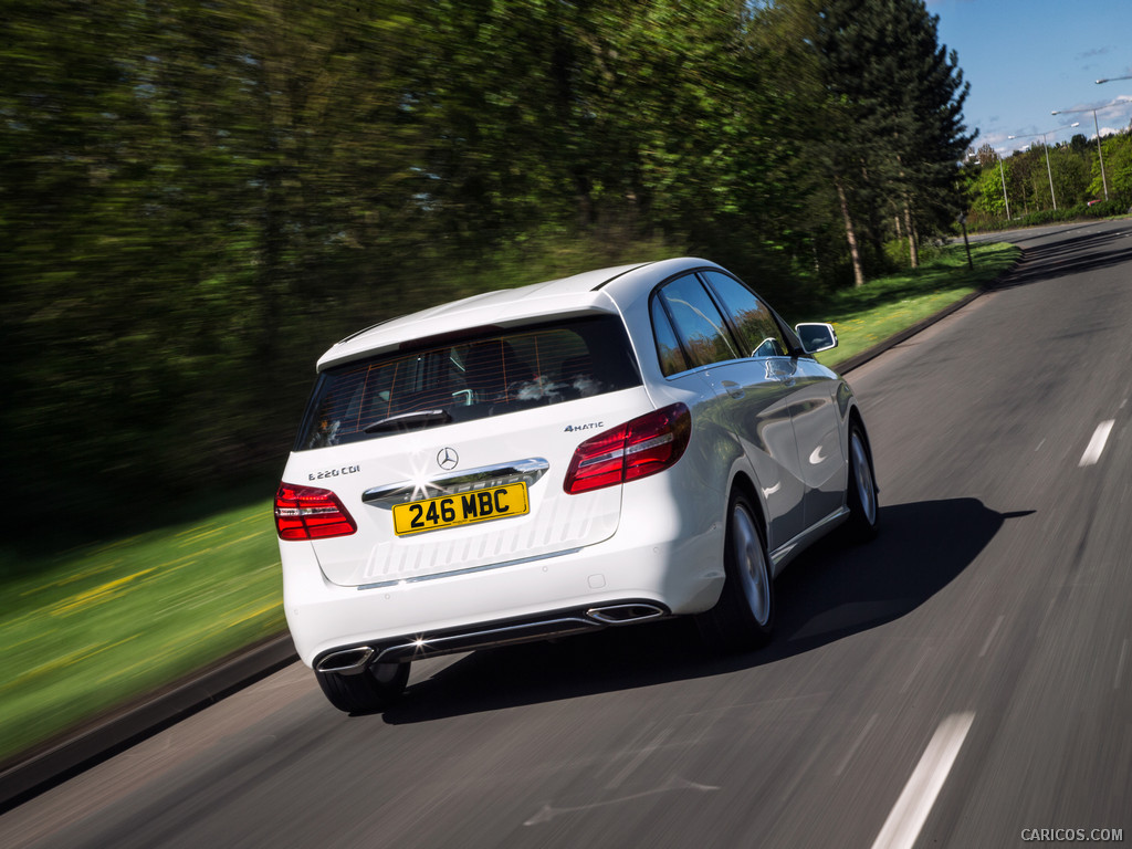 2015 Mercedes-Benz B-Class B220 CDI 4MATIC (UK-Spec)  - Rear