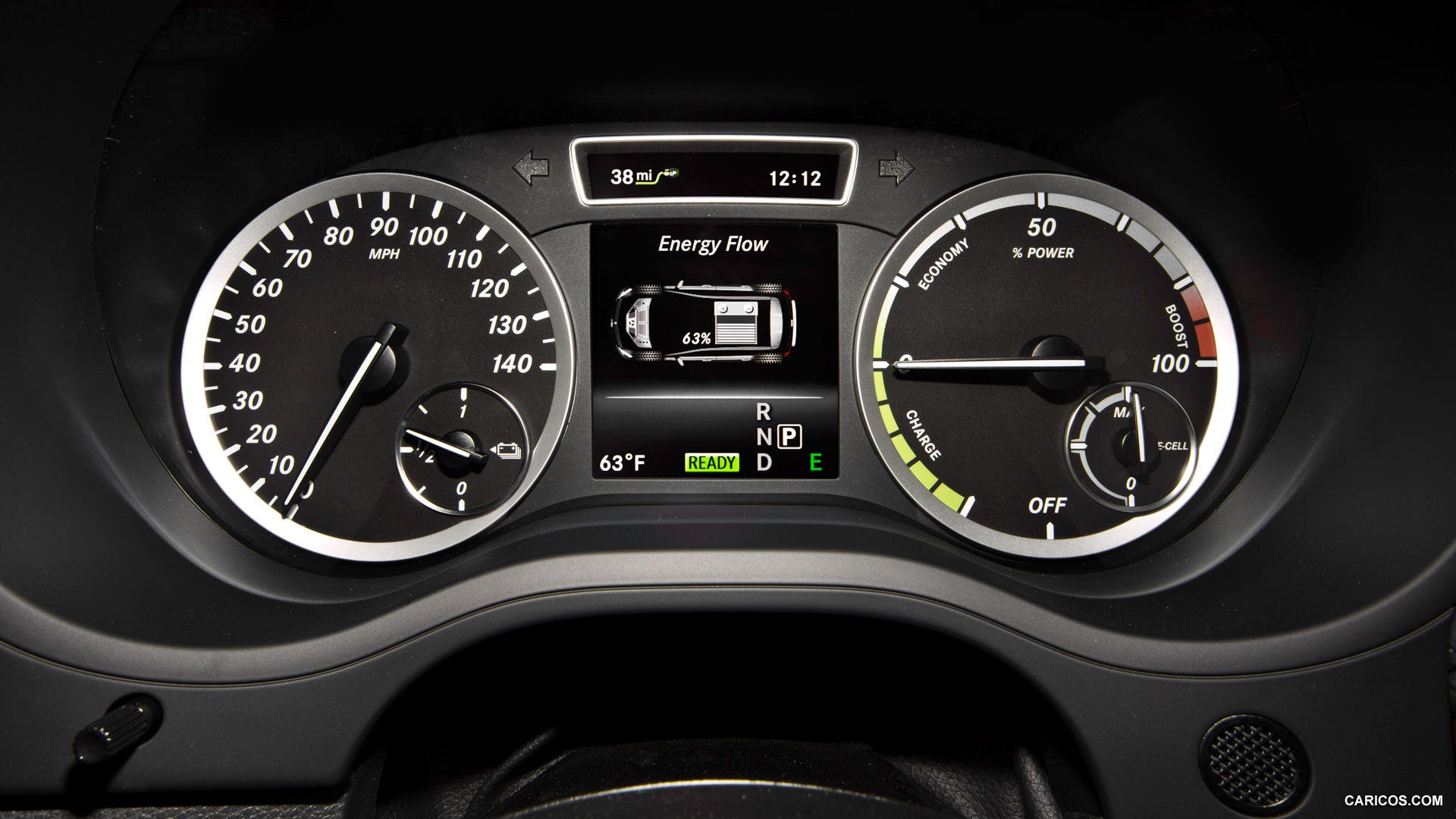2015 Mercedes-Benz B-Class Electric Drive  - Instrument Cluster, #129 of 135