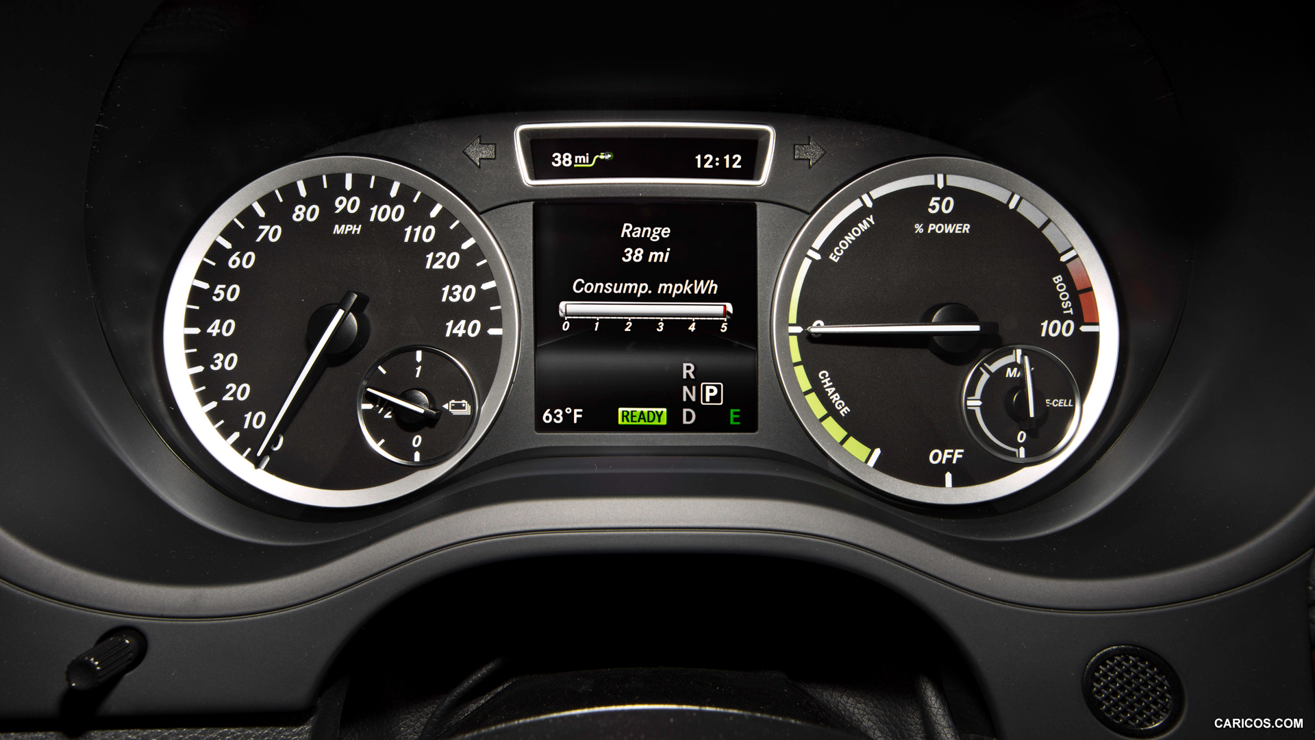 2015 Mercedes-Benz B-Class Electric Drive  - Instrument Cluster, #130 of 135