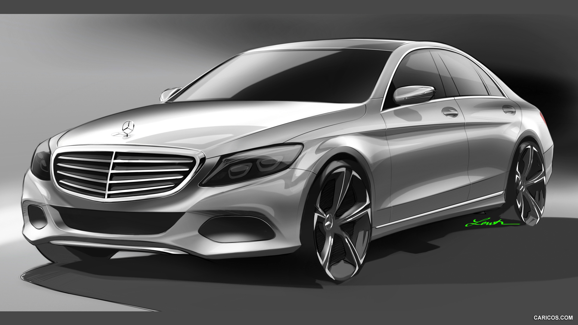 2015 Mercedes-Benz C-Class  - Design Sketch, #82 of 181