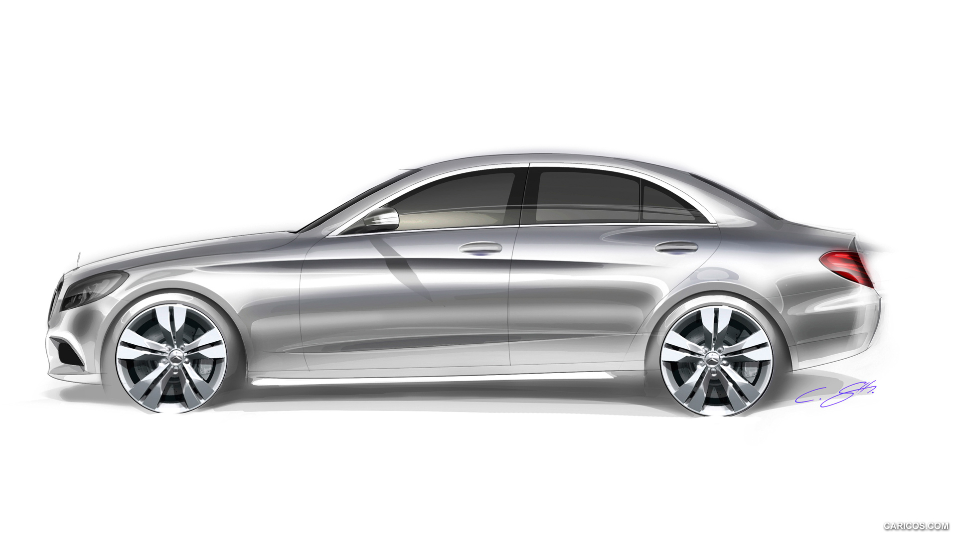 2015 Mercedes-Benz C-Class  - Design Sketch, #84 of 181