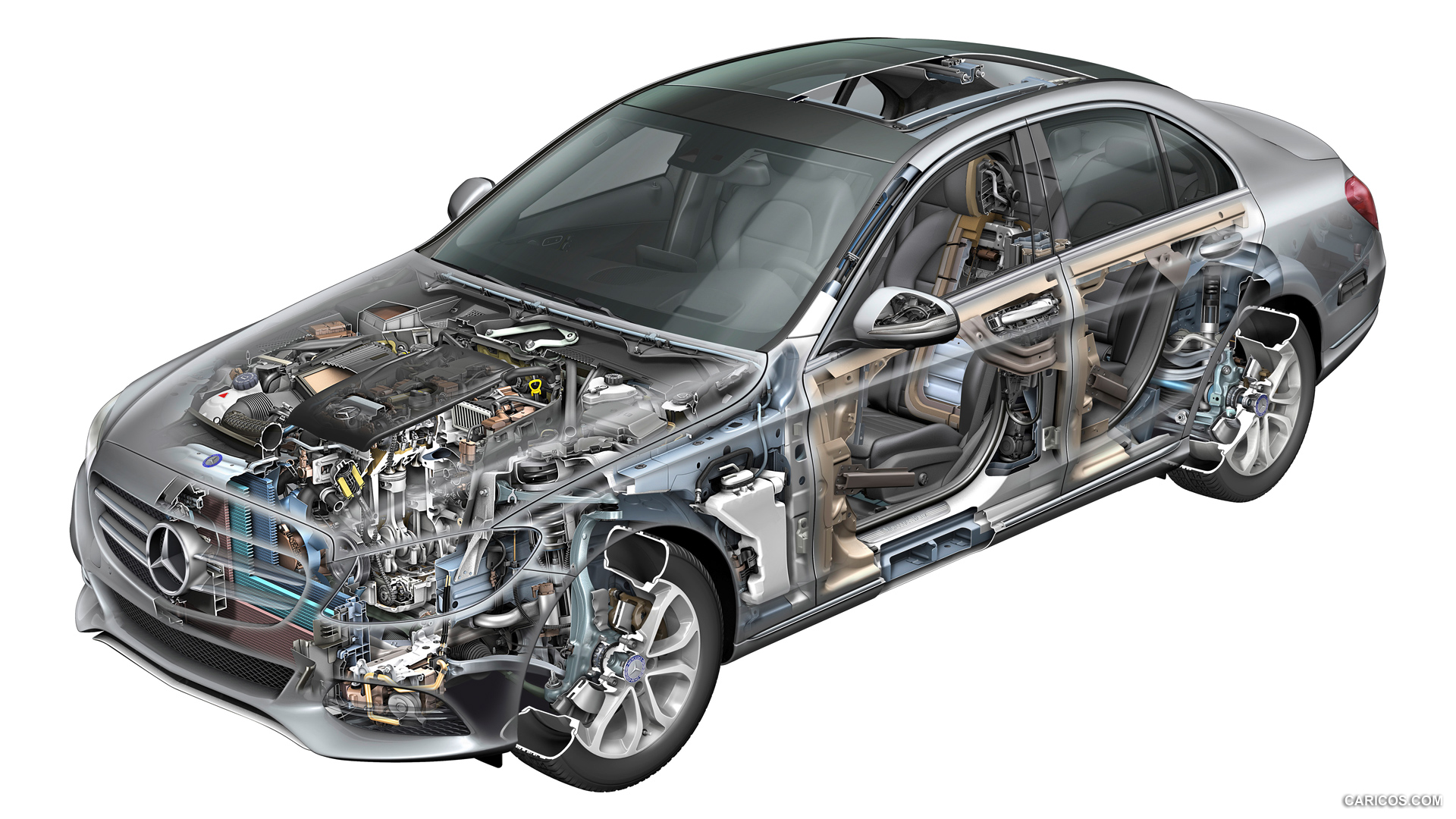 2015 Mercedes-Benz C-Class - Bodyshell - Technical Drawing, #87 of 181