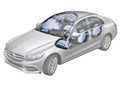2015 Mercedes-Benz C-Class - Safety / Airbags - Technical Drawing