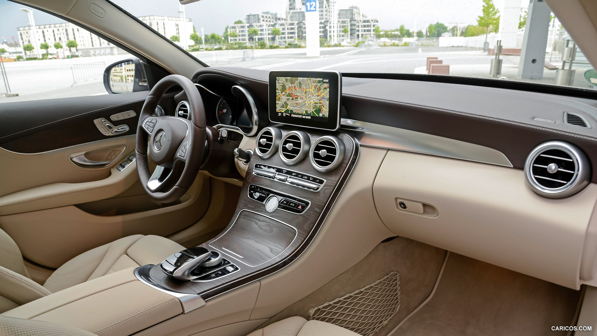 2015 Mercedes-Benz C-Class C 200 Estate (Exclusive, Leather Beige) - Interior, #154 of 173