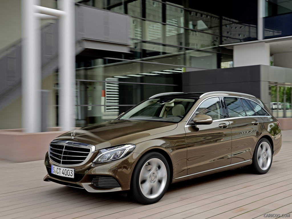 2015 Mercedes-Benz C-Class C 200 Estate (Exclusive, Citrin Brown) - Front