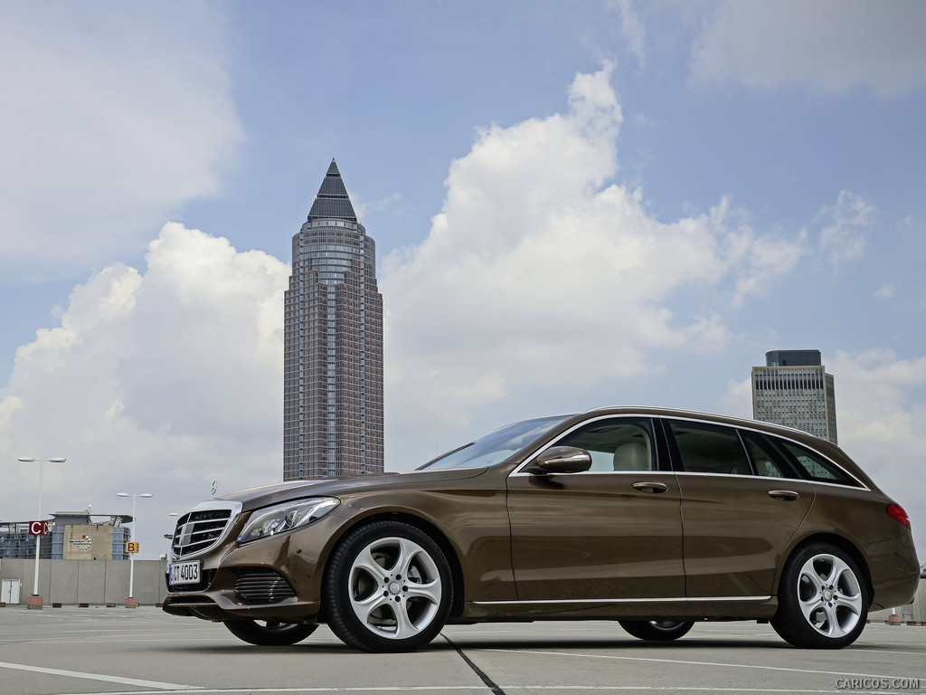 2015 Mercedes-Benz C-Class C 200 Estate (Exclusive, Citrin Brown) - Side