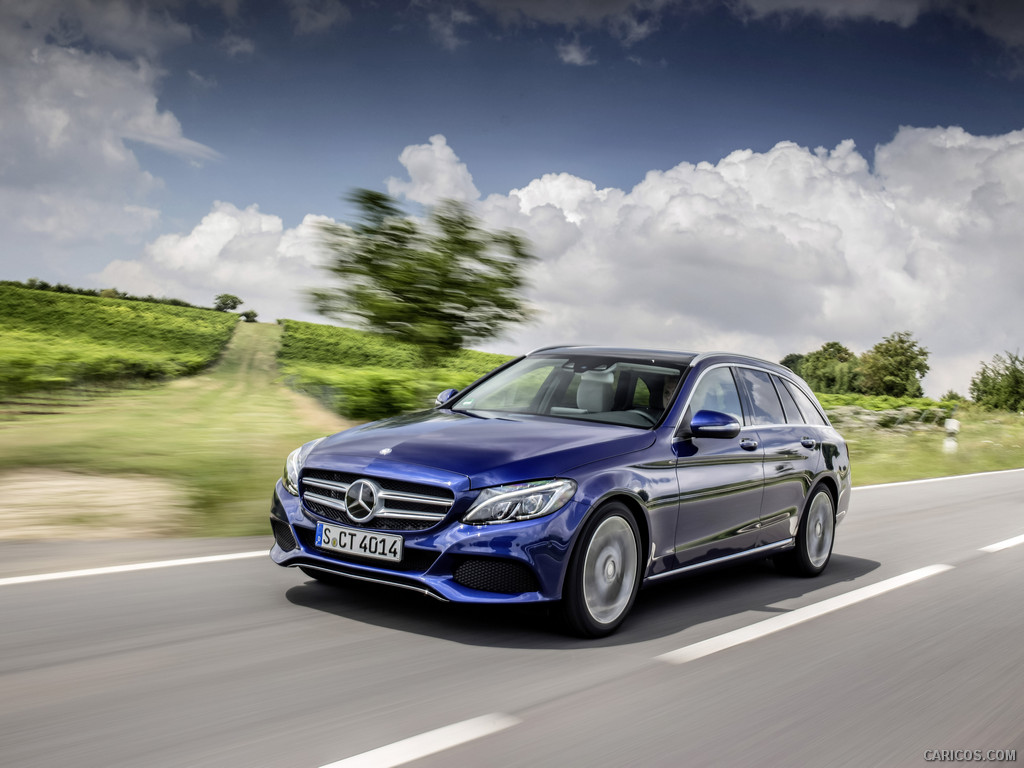 2015 Mercedes-Benz C-Class C 250 Estate (Avantgarde, Brilliant Blue) - Front