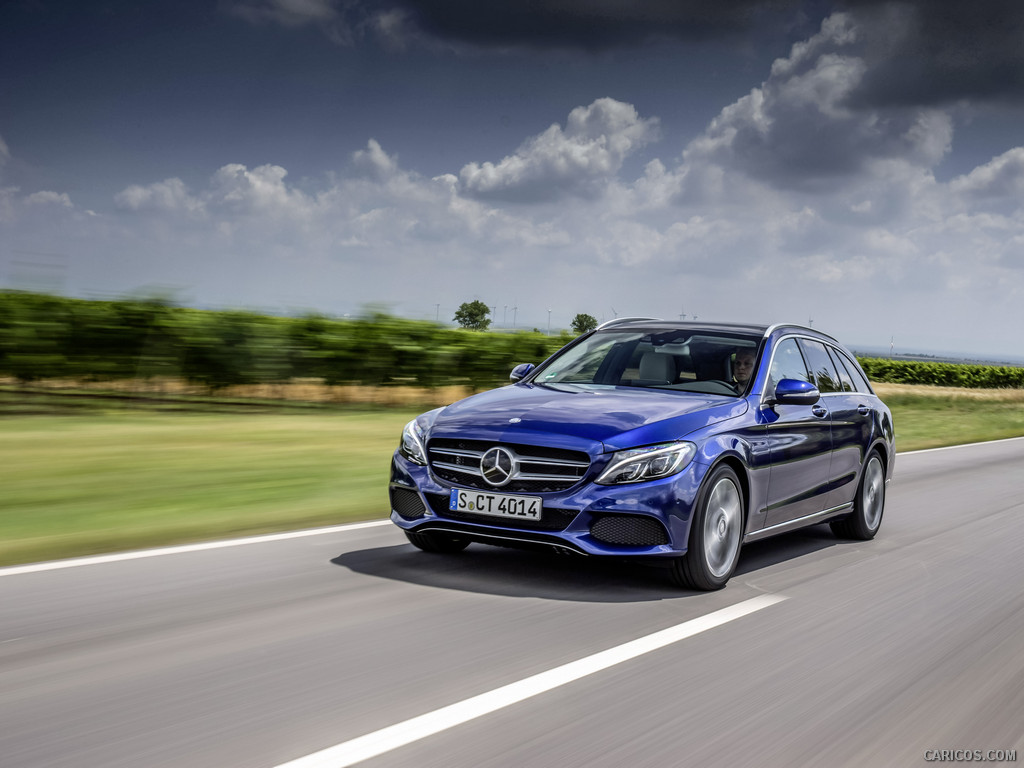 2015 Mercedes-Benz C-Class C 250 Estate (Avantgarde, Brilliant Blue) - Front