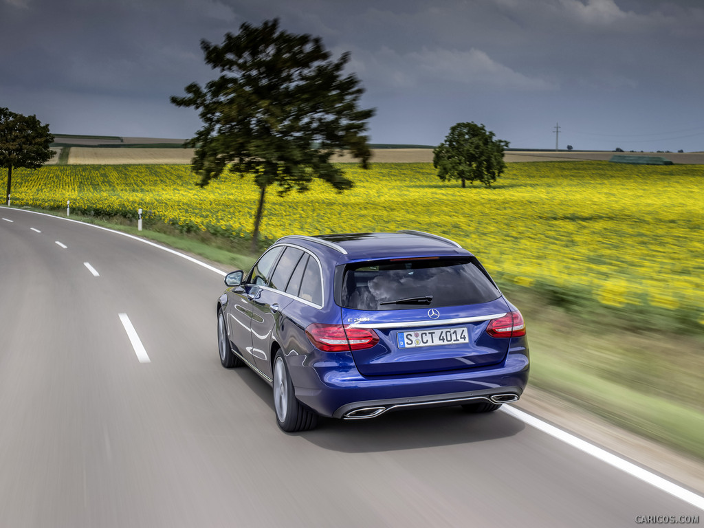 2015 Mercedes-Benz C-Class C 250 Estate (Avantgarde, Brilliant Blue) - Rear