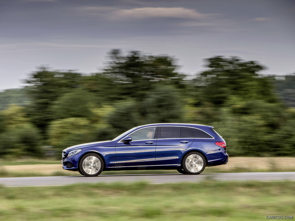 2015 Mercedes-Benz C-Class C 250 Estate (Avantgarde, Brilliant Blue) - Side