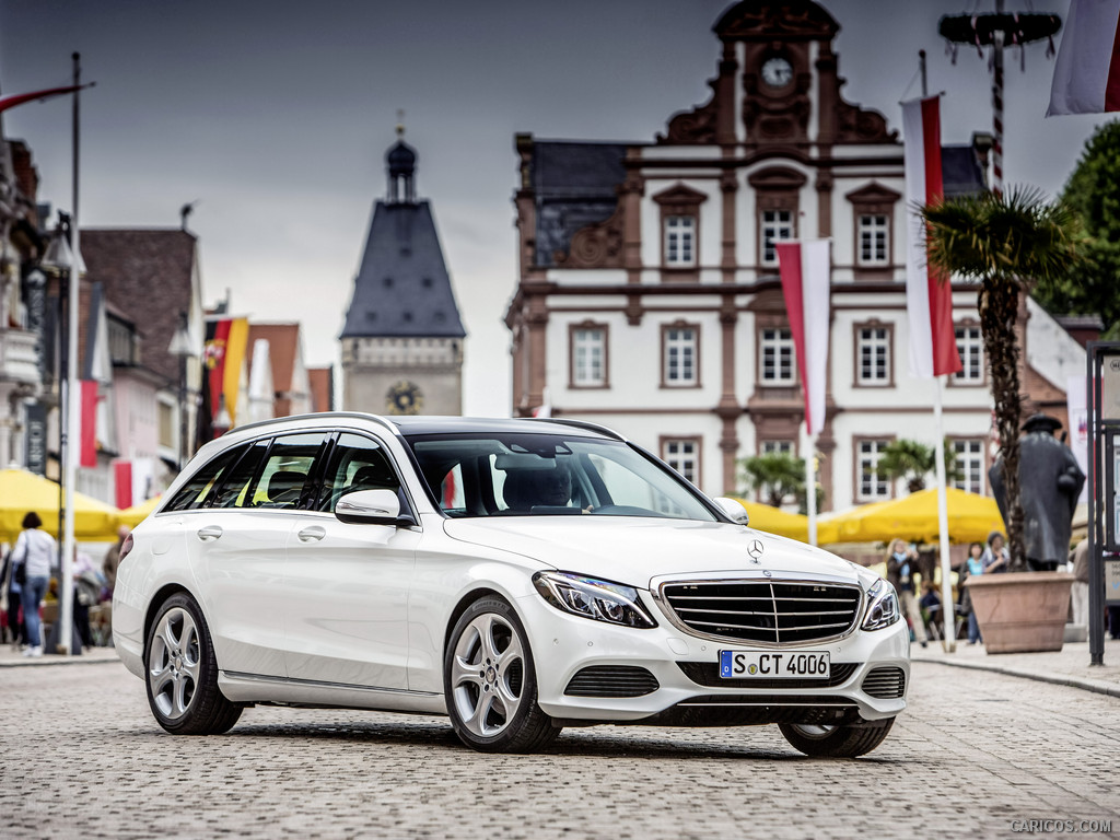 2015 Mercedes-Benz C-Class C 250 Estate (Exclusive, Diamond White) - Front