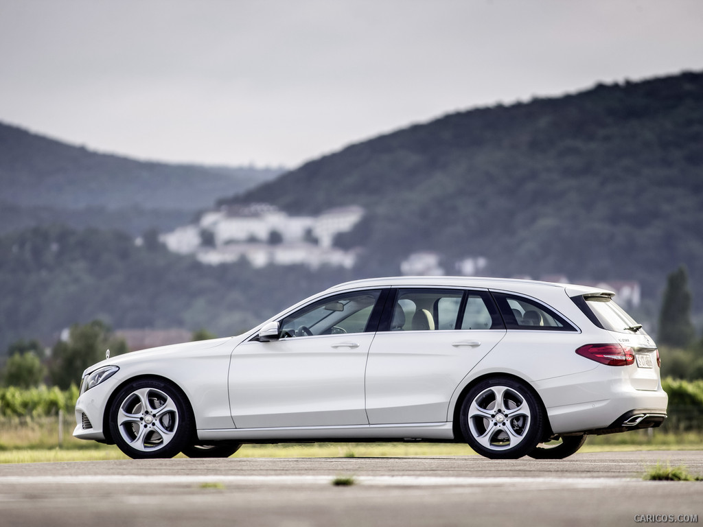 2015 Mercedes-Benz C-Class C 250 Estate (Exclusive, Diamond White) - Side