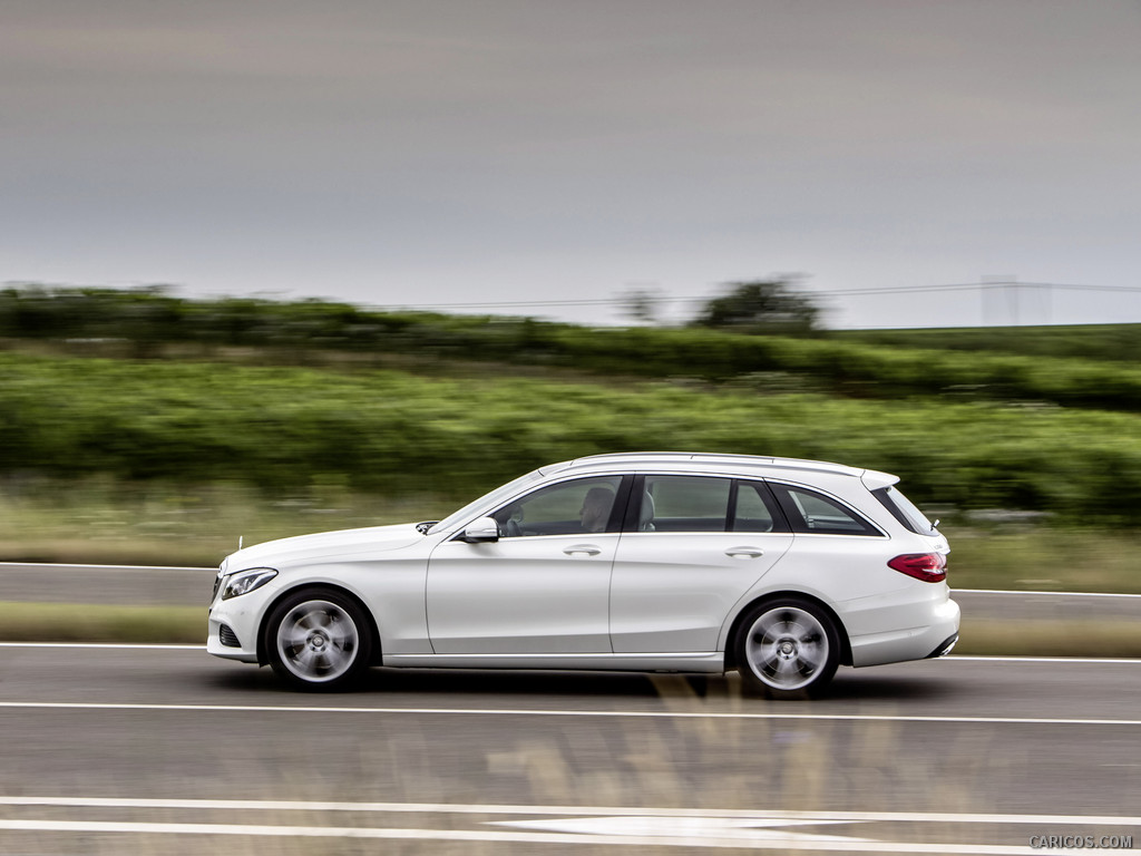 2015 Mercedes-Benz C-Class C 250 Estate (Exclusive, Diamond White) - Side