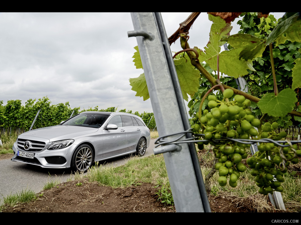 2015 Mercedes-Benz C-Class C 250 Estate AMG Line (Diamand Silver) - Front