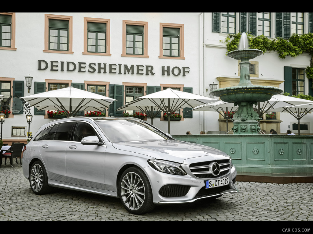 2015 Mercedes-Benz C-Class C 250 Estate AMG Line (Diamand Silver) - Front