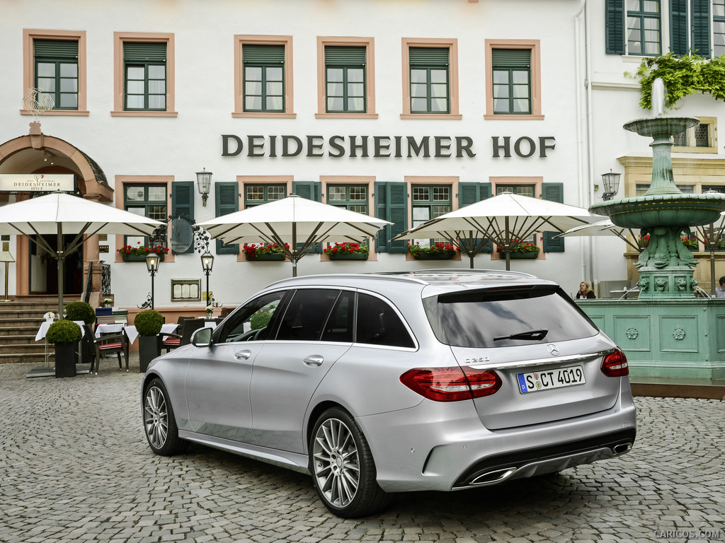 2015 Mercedes-Benz C-Class C 250 Estate AMG Line (Diamand Silver) - Rear