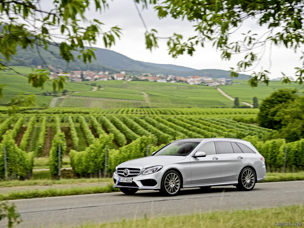 2015 Mercedes-Benz C-Class C 250 Estate AMG Line (Diamand Silver) - Side