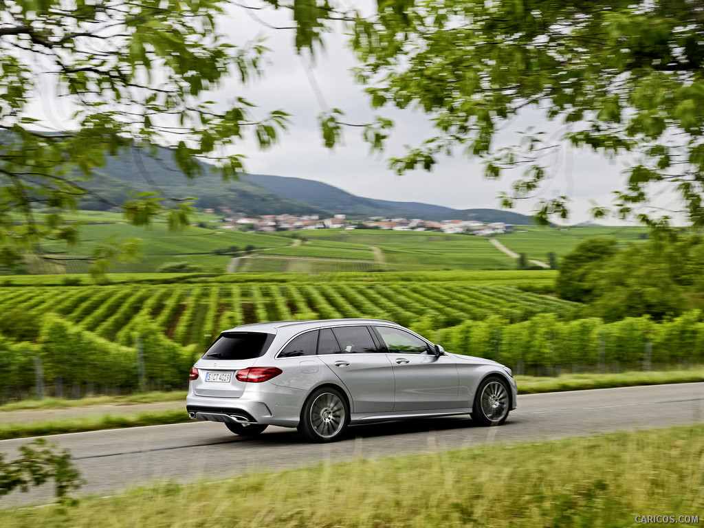 2015 Mercedes-Benz C-Class C 250 Estate AMG Line (Diamand Silver) - Side