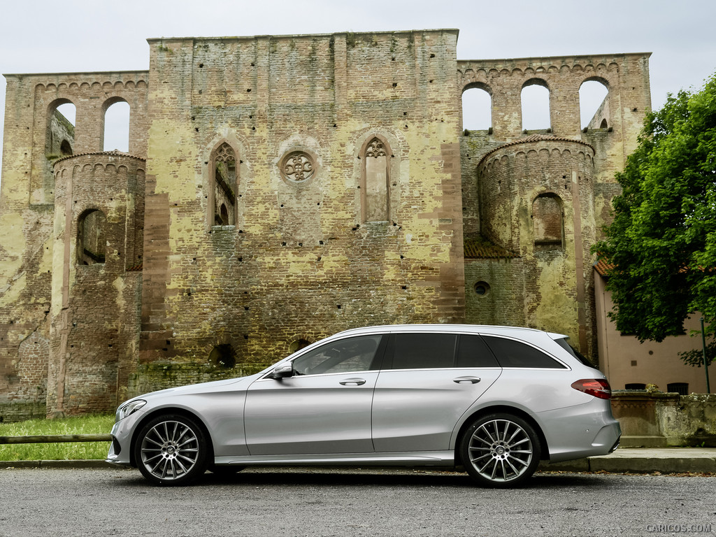 2015 Mercedes-Benz C-Class C 250 Estate AMG Line (Diamand Silver) - Side