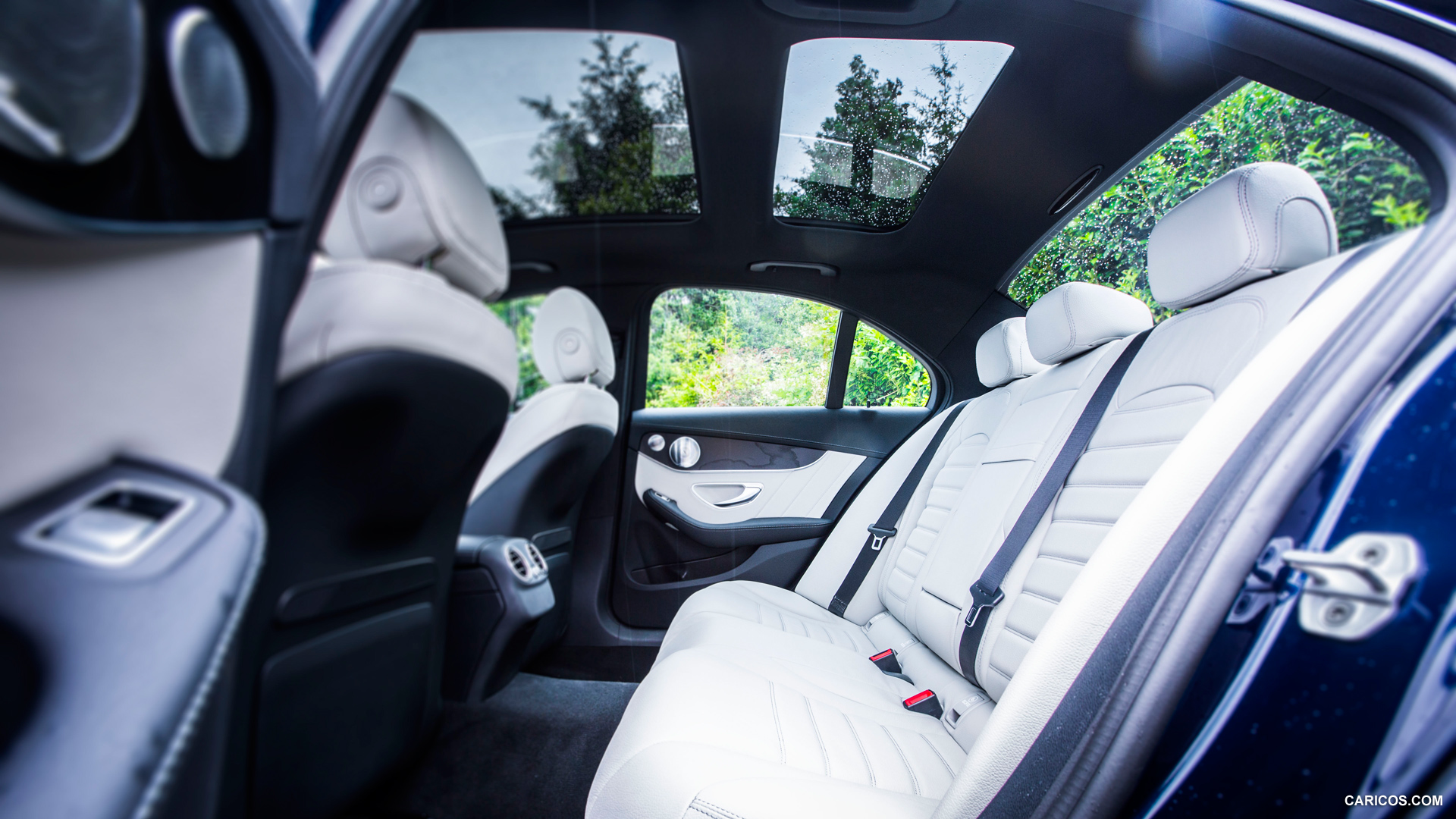 2015 Mercedes-Benz C-Class C400 4MATIC (US-Spec)   - Interior Rear Seats, #112 of 156